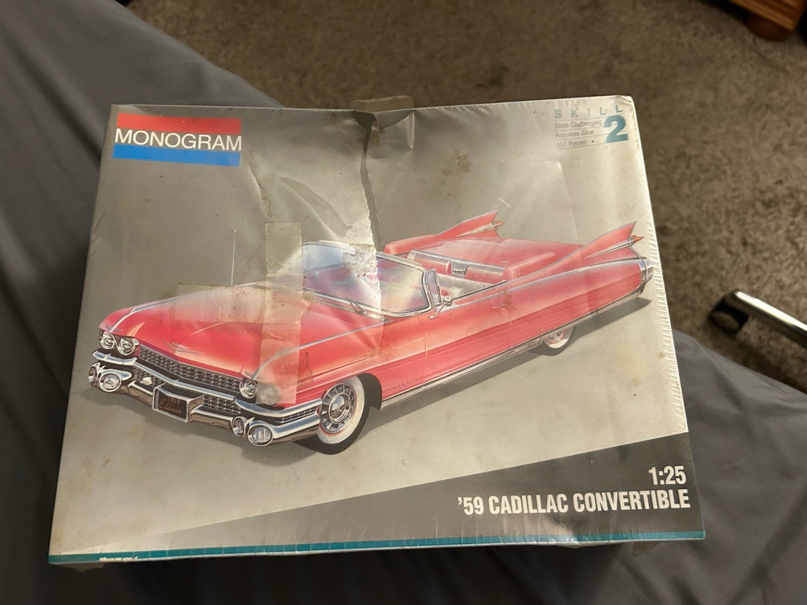 Monogram 1959 Cadillac Convertible 1:25 Model Kit #2957 NEW SEALED | eBay