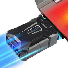 Laptop Cooler Vacuum Fan 4000RPM Gaming Cooling Pad Portable USB Cooler