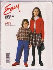 9429 McCALLS - JACKET PANTS SKIRT - GIRLS Size 2/3/4/5/6