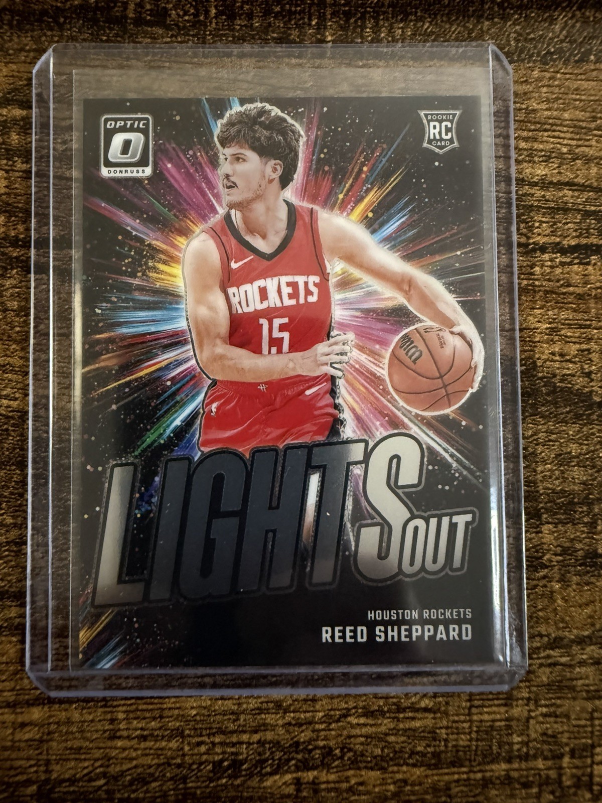 2024-25 Panini Donruss Optic - Lights Out Reed Sheppard #13 Holo Prizm (RC)