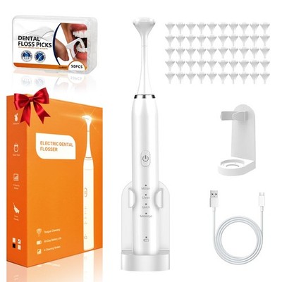Electric Flosser for Teeth 4 Speeds,Electric Dental with 50 White 