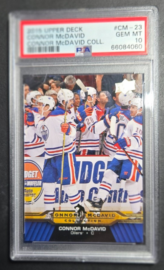 2015 Upper Deck  Connor McDavid Collection  ONE ROOKIE CARD - YOUR CHOICE PSA 10 view 5