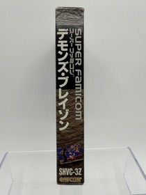 DEMON'S BLAZON / Demon's Crest Super Famicom With Box & Manual US Seller SFC1177
