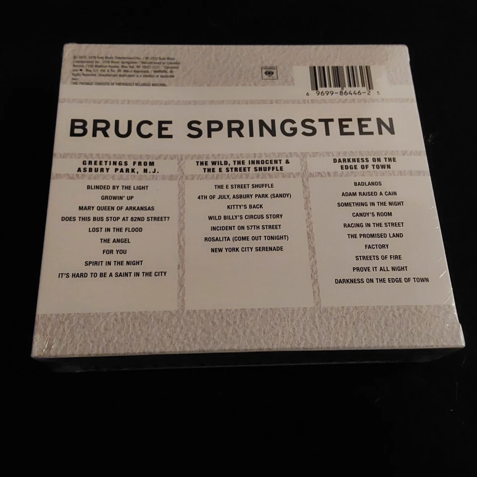 Bruce Springsteen ~ 3 PAK ~ 3 Classic Albums ~ Sealed 3CD Set ~ [Columbia 86446] - Image 2 of 4