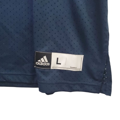 Maglia UCLA BRUINS uomo grande blu oro ADIDAS tempo libero college calcio - Foto 5 di 9