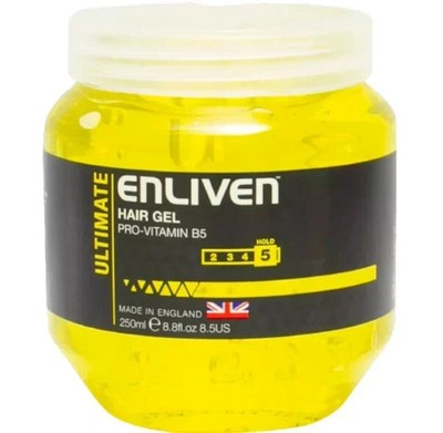 New Enliven Ultimate Haargel | 250 ml gelbe Farbe | Kostenloser Versand weltweit