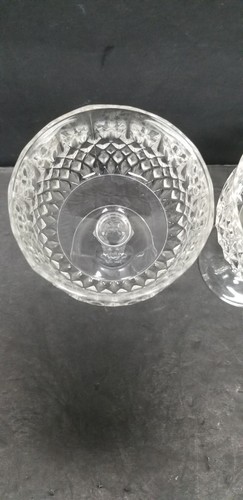 2 CRISTAL D'ARQUES LONGCHAMP CHAMPAGNE TALL SHERBET GLASS GOBLETS 8 OZ - Picture 9 of 9