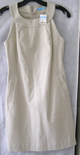 NEW WTAGS J MCLAUGHLIN Eliza U Neck Halter Dress in Stone Stretch Bodycon Size 0