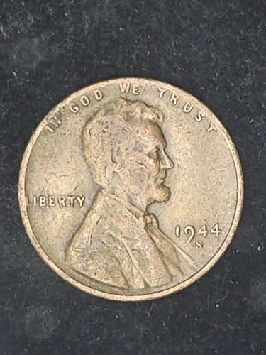 1944 S Wheat Penny Cent Circulated