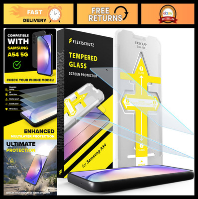 Samsung Galaxy A54 5G Screen Protector - Tempered Glass, HD Clarity, Bubble-Free