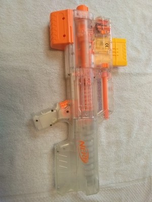 NERF N-STRIKE  DEPLOY CS-6 Blaster  Clear