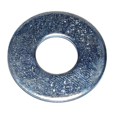 1'' x 1-1/16'' x 2-1/2'' Zinc Plated Grade 2 Steel USS Flat Washers