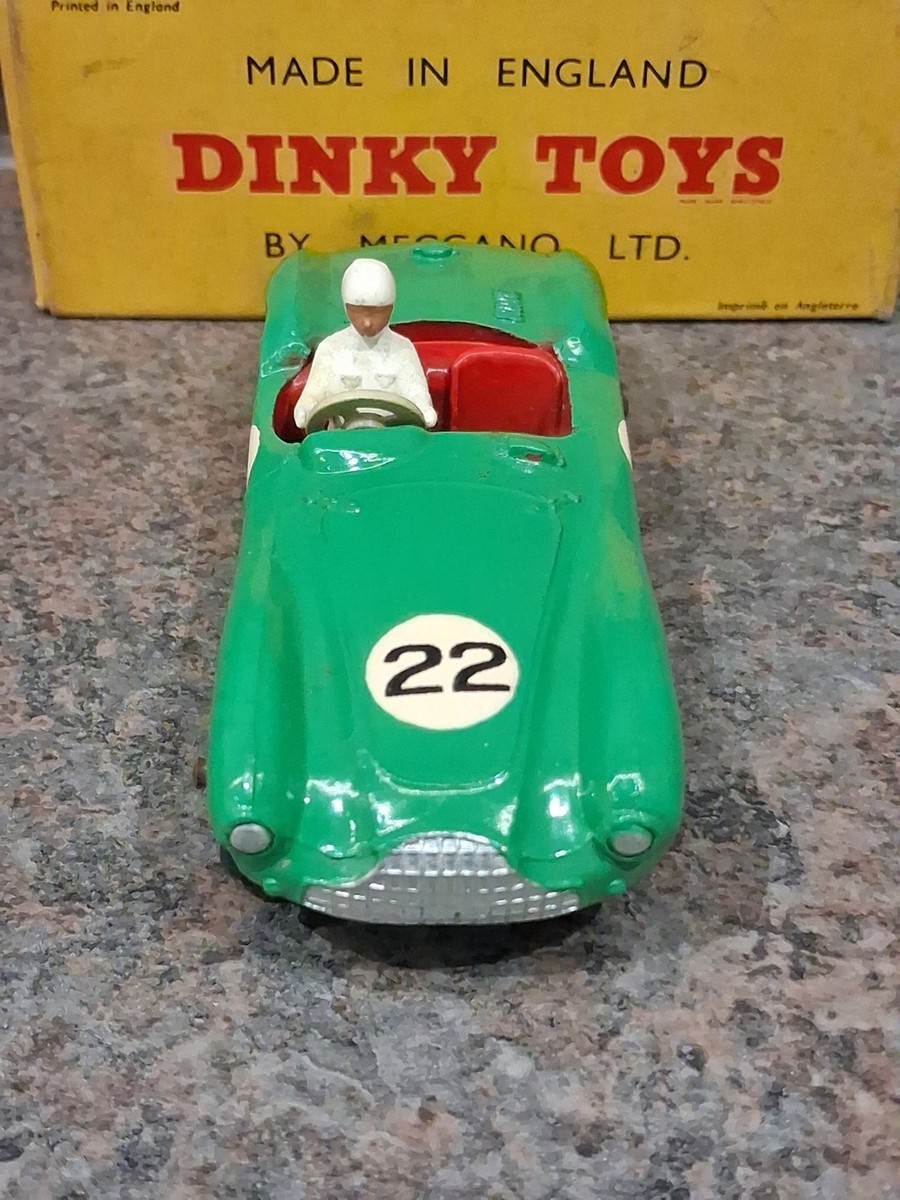 Dinky #110 Aston Martin DB3 Sports #22 Driver Un-numbered Original