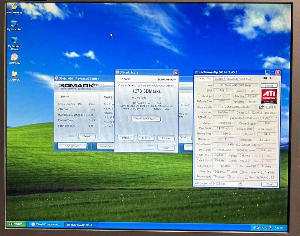 Palit ATI Radeon HD 2400 Pro 256MB DDR2 PCI-E Video card. TESTED! - Image 4 of 4