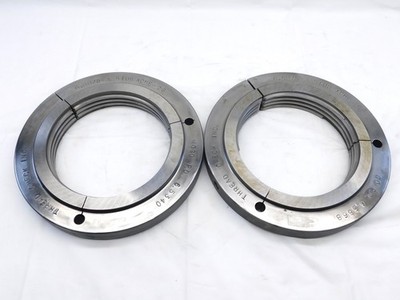 6 11/16 3 STUB ACME 2G THREAD RING GAGES 6.6875 GO NO GO PD'S = 6.5668 & 6.5340