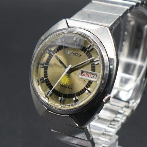 SEIKO 7019 7150 Advan Timepiece Vintage Stainless Steel Watch Genuine