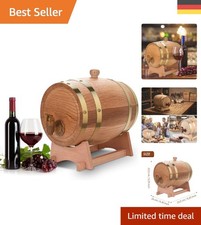 Greensen Eichenfass 3L Holzfass Weinfass Whiskyfass Liqueur Schnapsfass Geschenk
