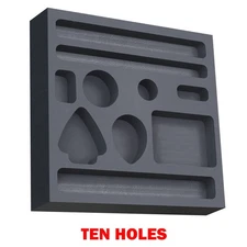 1PC Graphite Ingot Casting Mold Combo Mould For Melting Refining Gold Silver NEW