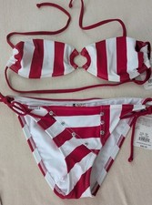 Women's 2 PC Split Bikini Swimsuit Size L NWT