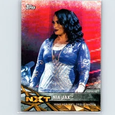 2017 Topps WWE Women's Division Nia Jax #NXT-7 NXT Matches and Moments