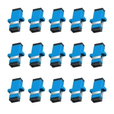 - 18 pcs SC Fiber Optical Coupler SC Singlemode SM Simplex Fiber Optic Adapte...