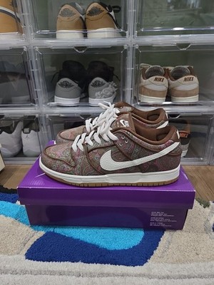 Nike Dunk Low Pro SB Paisley Brown Size 8.5M DH7534-200