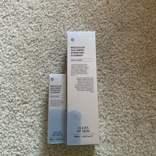 Allies Of Skin Molecular Silk Amino Hydrating Cleanser 8.5 Fl OZ & .85 Fl OZ