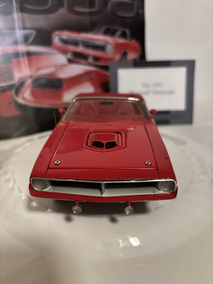 Coche diecast Hemi Cuda 1970 1/24 de Franklin Mint Foto 2 de 4