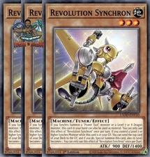 Yugioh! 3x Revolution Synchron L5DD-ENY10 Common 1st Ed NM
