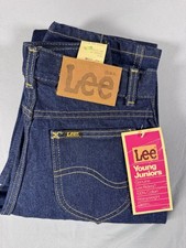 Lee Riders Vintage Denim Juniors Jeans Deadstock USA Straight Leg 10 x 25W