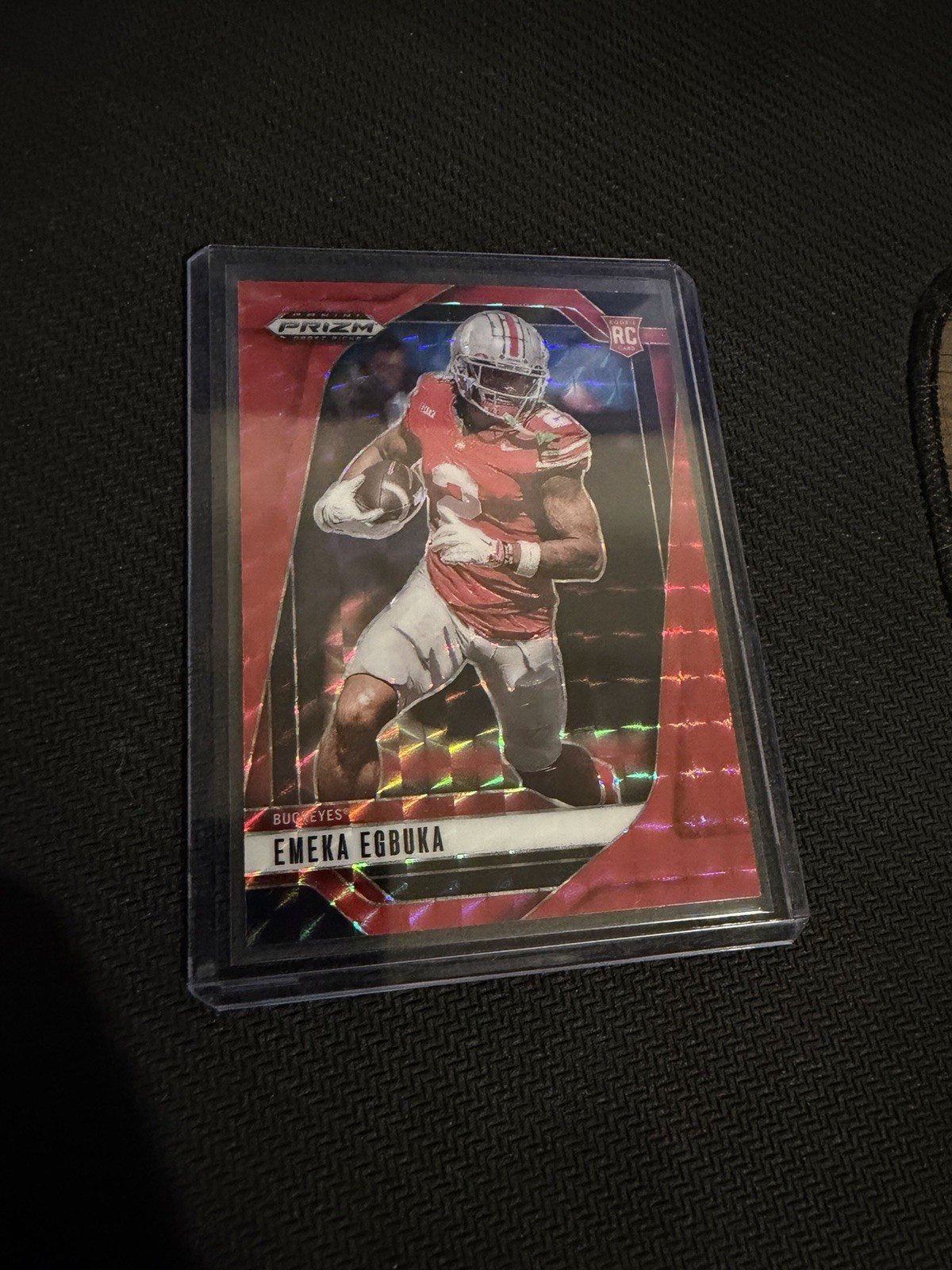 2025 Panini Prizm Draft Picks - Emeka Egbuka #85 Red Prizm /399 (RC)