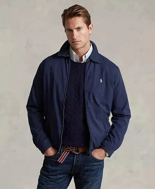 Polo Ralph Lauren Men's Lightweight Windbreaker Jacket blue navy
Opens in a new window or tab