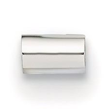 Sterling Silver Tube Beads 2 x 3mm - Pack of 12