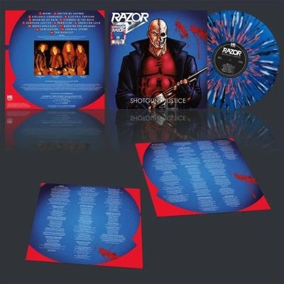 RAZOR - SHOTGUN JUSTICE MULTI-SPLATTER VINYL - Vinyl Record - J72z