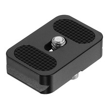 Tripod Quick Release Plate 0.98" Length Tripod Mount Plate, Black
