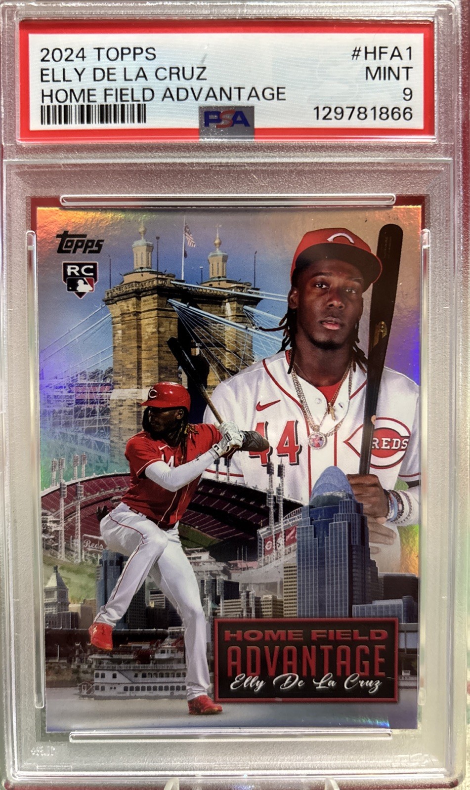 2024 Topps Series 1 - Home Field Advantage Elly De La Cruz #HFA-1 (RC)