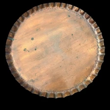 Antique Kopper Krafters Handmade Arts And Crafts Large Copper Tray Hyannis Mass