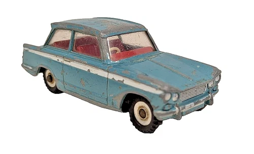 Dinky Toys 3.4” TRIUMPH VITESSE Diecast Vintage CAR Light Blue No:134 RARE