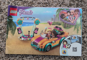 lego friends instruction manuals (No Bricks) # 3933, 41127, 41392, 41390 Lot