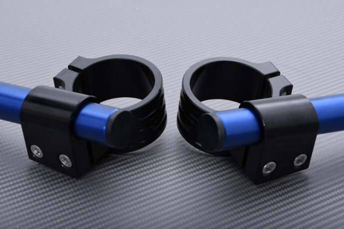 Guidon bracelet rehaussé 50mm pour soulager les poignets sur Honda Hornet 600