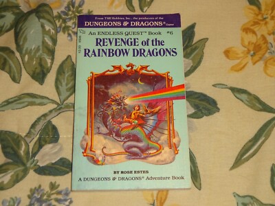 tsr endless quest book #6 revenge of the rainbow dragons | eBay