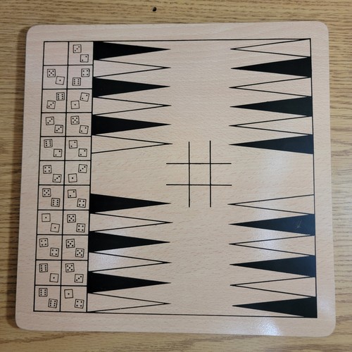 Vintage 2002 Collectors Game Hut 8 Classic Games Made of Wood Chess Checkers ... - Picture 8 of 13
