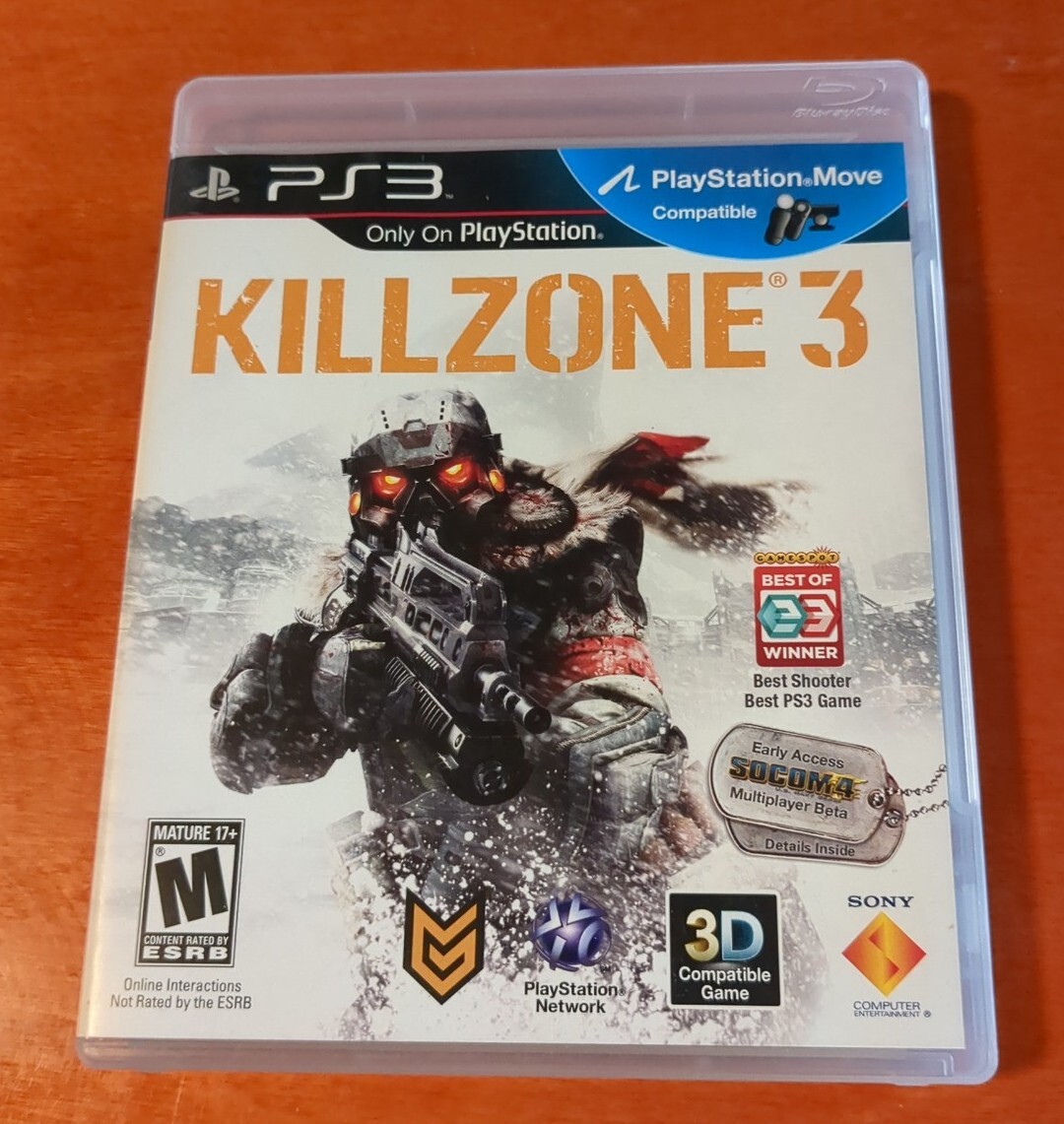 Killzone 3 Sony PlayStation 3 PS3 Havok DTS Digital surround Dolby
