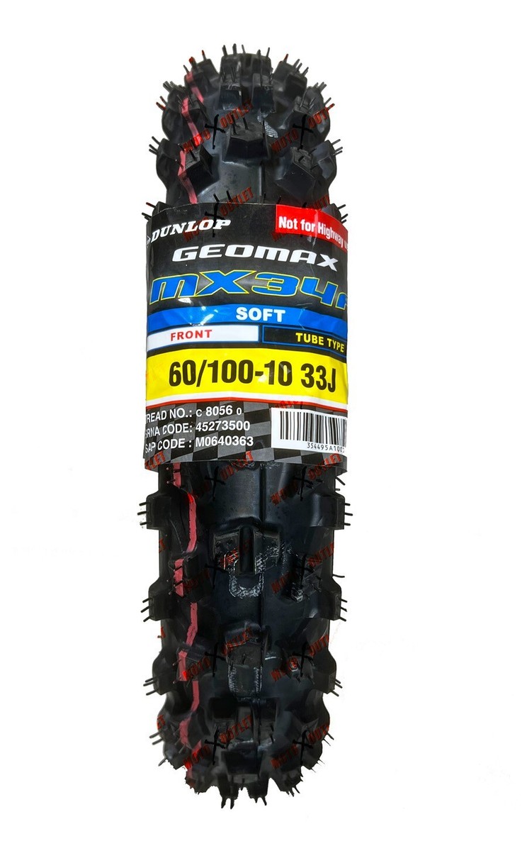 その他 um10-049 Dunlop - MX34 Soft-Intermediate 10in 70/100-10 Rear Tire - W-873