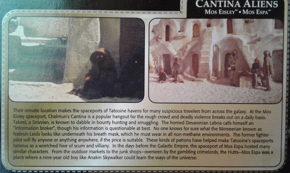 Star Wars Cantina Aliens set with Labria, Nabrun Leids & Takeel, POTF - Image 4 of 4