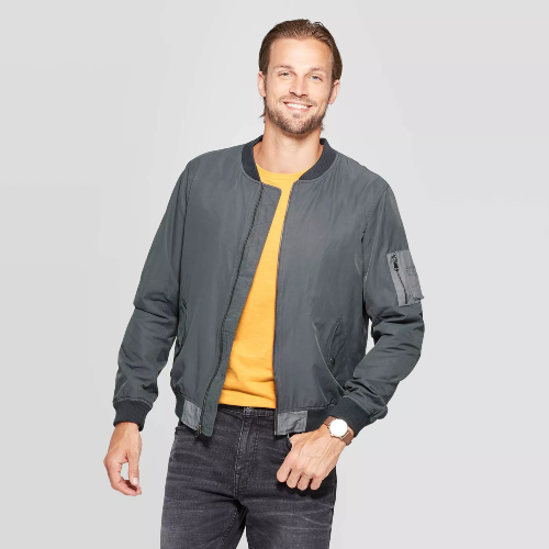 Men's Standard Fit Bomber Jacket 