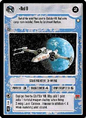 X-wing Laser Cannon   Star Wars CCG Special Edition NM swccg