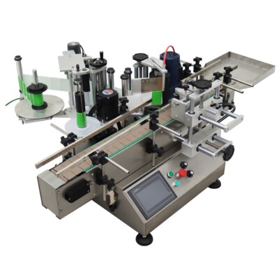 Automatic Round Full Bottle Labeling Machine with Chain Conveyor  & Date Printer