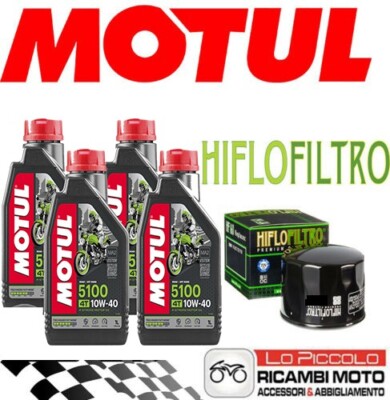 CUTTING KIT 4 LT OIL MOTUL 5100 10W40 + FILTER POLARIS 330 MAGNUM 2003 2004