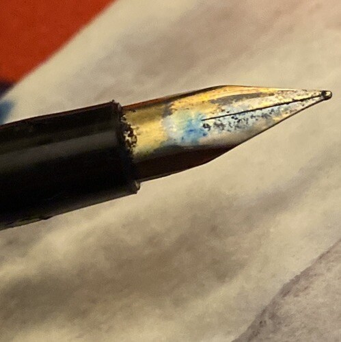 WATERMAN FOUNTAIN PEN With Ideal Case & A Blue A.W Marquis Pen From W. Germany - Picture 23 of 24